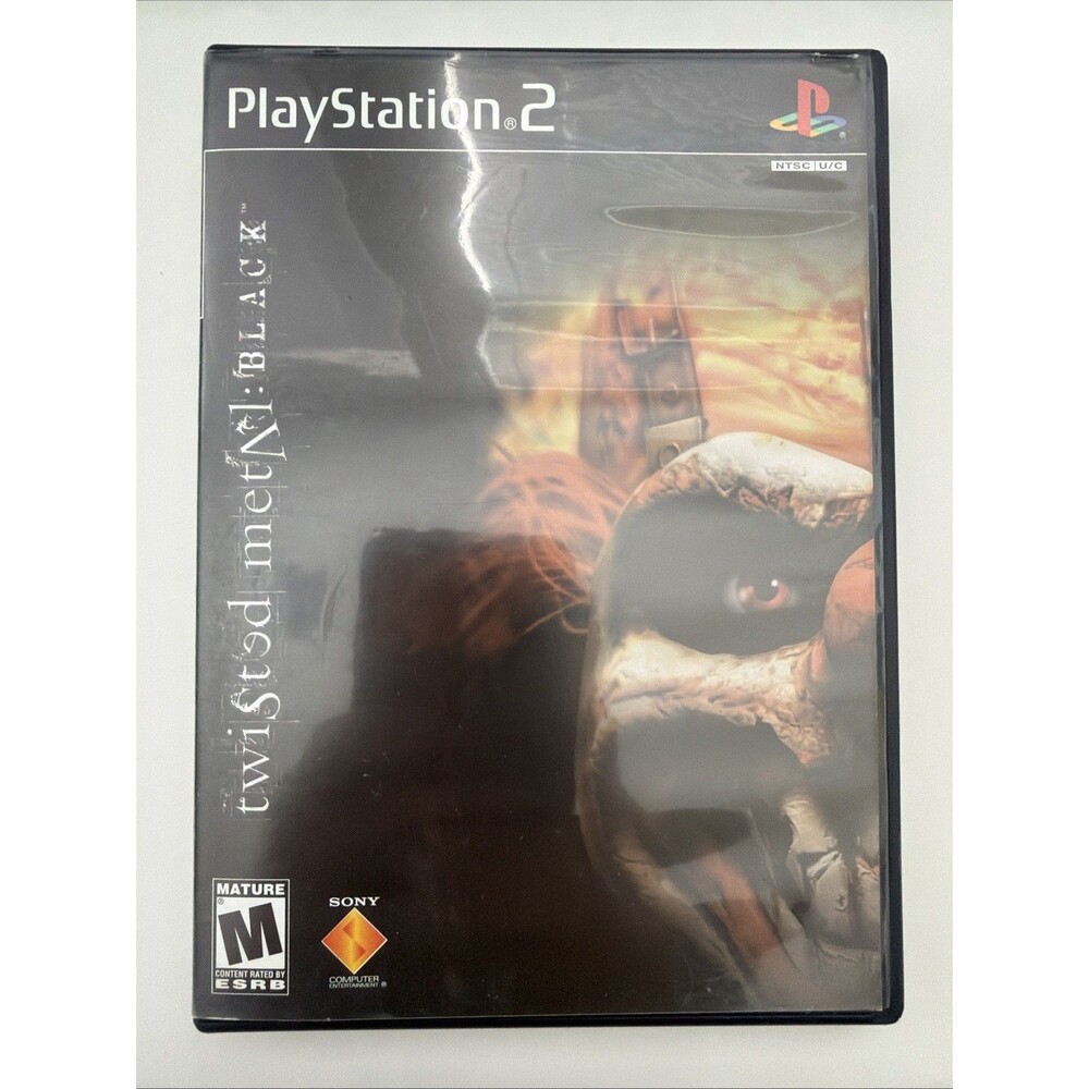 Twisted Metal: Black (Sony PlayStation 2, 2001) Complete Tested Blockbuster Disc